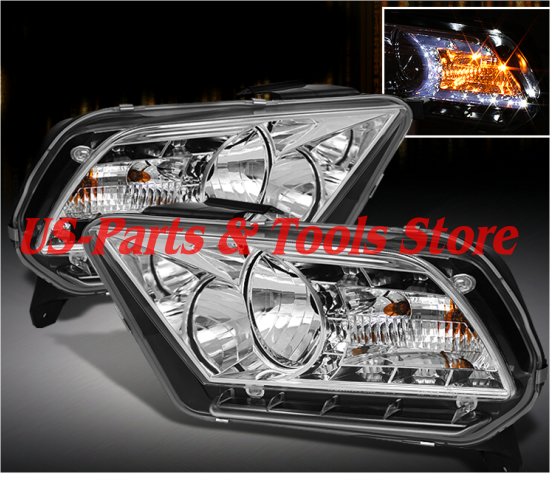 2010 + Ford Mustang Scheinwerfer Satz m. LED DRL